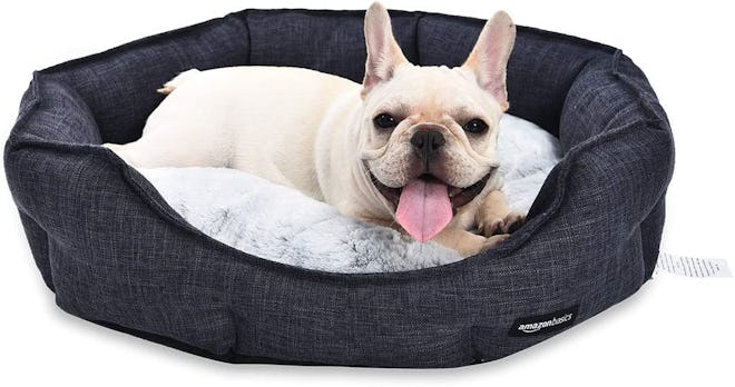 Amazon Basics Round Bolster Pet Bed