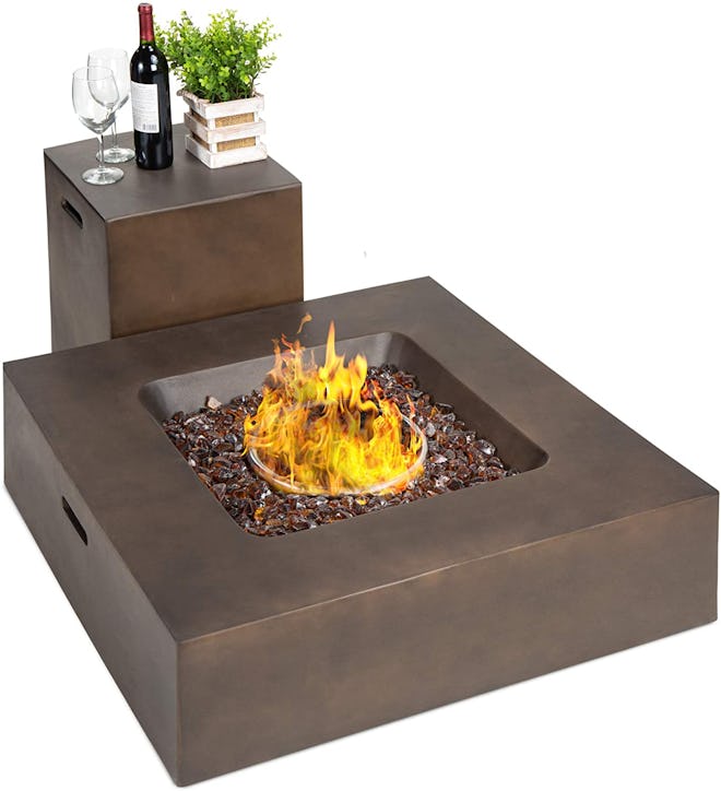Best Choice Products Square Propane Fire Pit