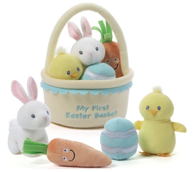 This stuffed playset makes a great first Easter basket for babies.