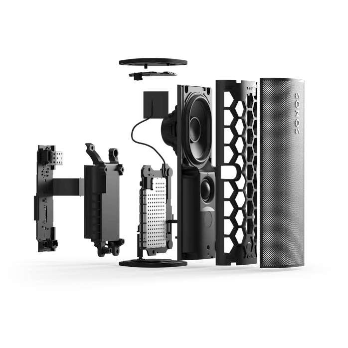 Interior diagram of Sonos' Roam SL