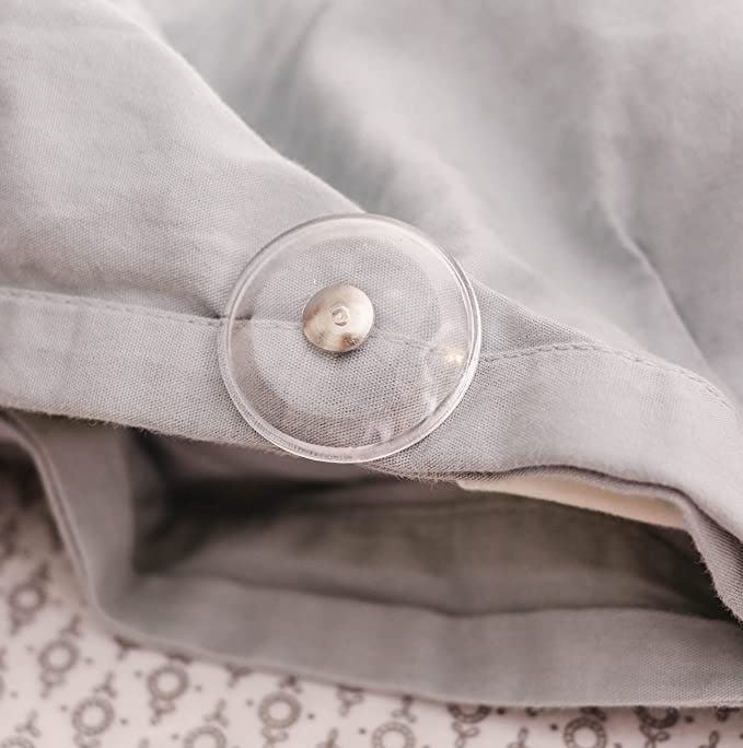 PinionPins Clear Magnetic Duvet Clips with Key