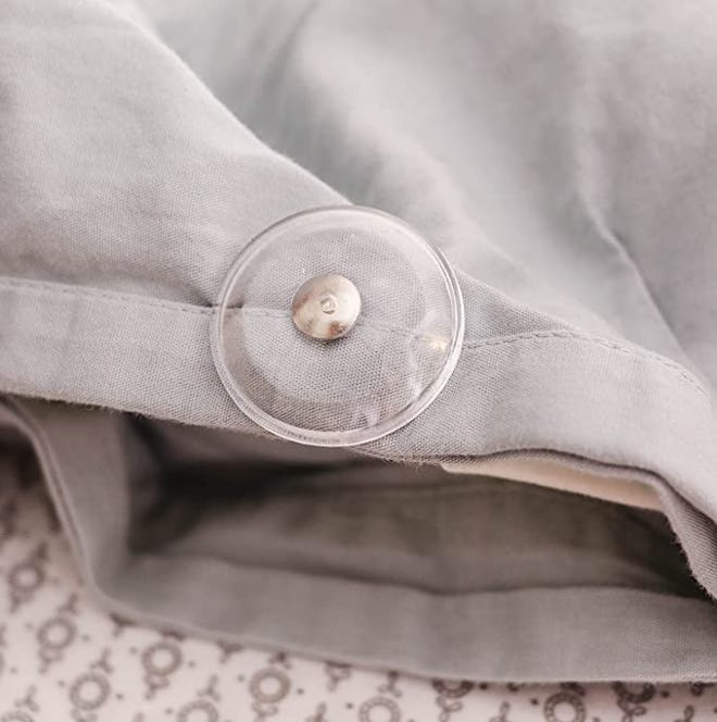 PinionPins Clear Magnetic Duvet Clips with Key