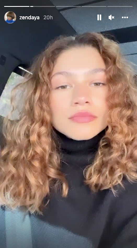 Zendaya honey brown hair