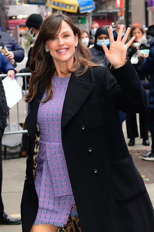 Jennifer Garner arrives at GMA on March 1, 2022 in New York City.