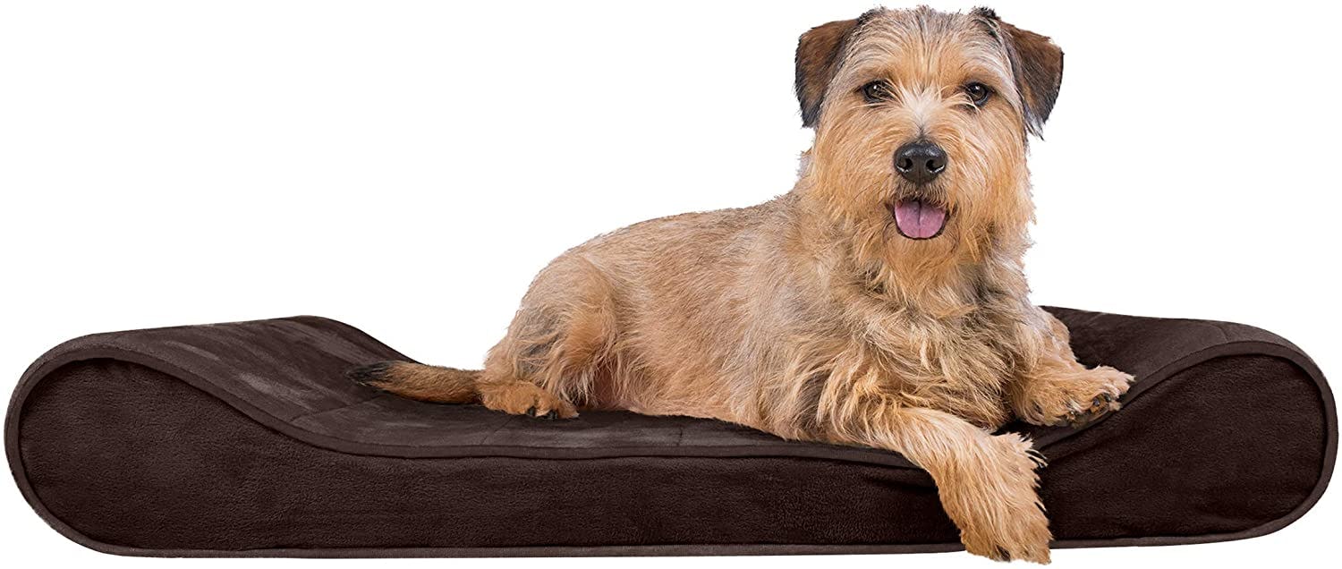Furhaven Contour Lounger Dog Bed