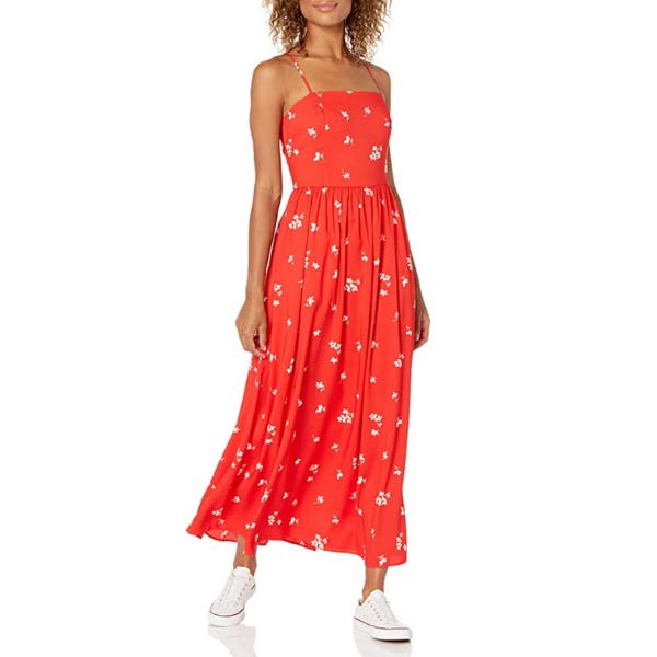 Goodthreads Georgette Smock-Back Maxi Dress