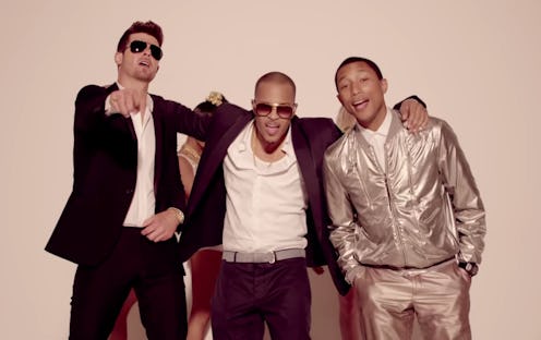 "Blurred Lines" trio Robin Thicke, TI, and Pharrell Williams