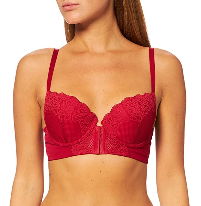 Iris & Lilly Lace Front Closure Push-Up Bra
