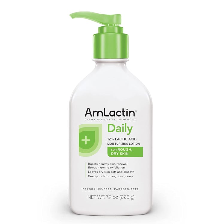 This AmLactin formula is the best AHA body lotion for acne-prone backs.