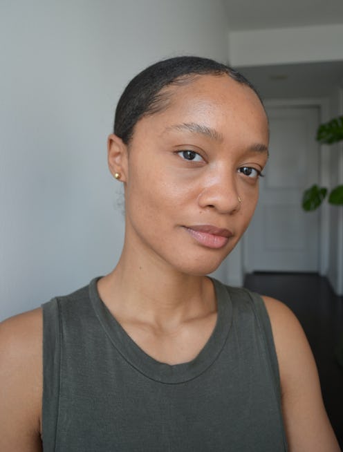 beauty writer wearing Isla Beauty Whipped Dream Cream for a review