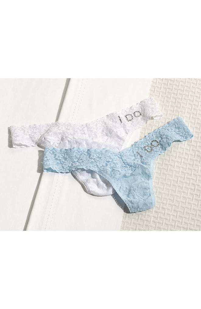 Hanky Panky I Do Swarovski Crystal Low Rise Thong