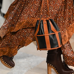 Bucket bag handbag trend on Ulla Johnson runway