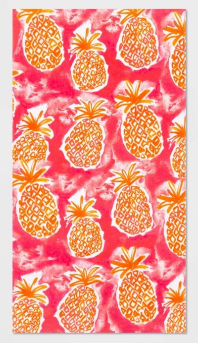 A fun printed beach towel is a great option for a tween Easter basket. 