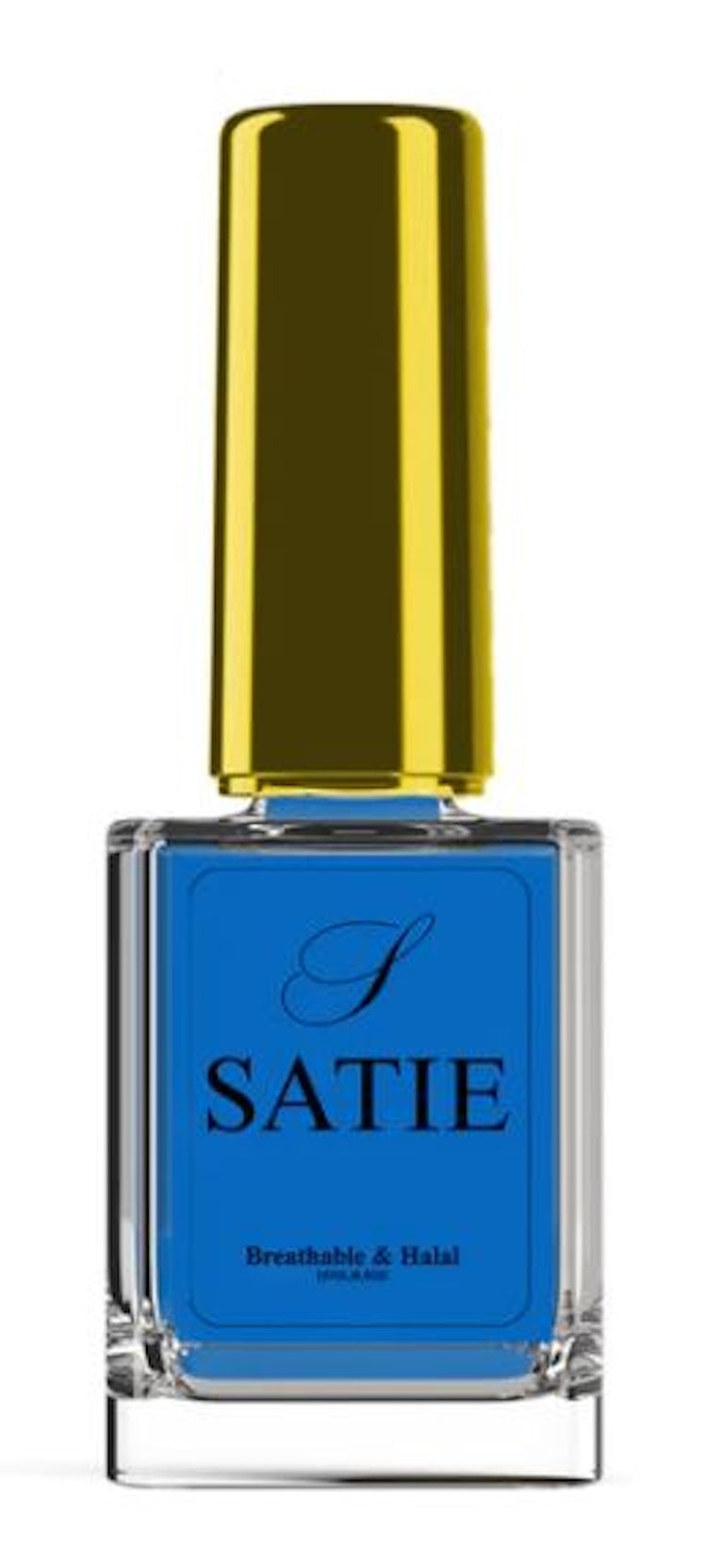 Satie Bright Blue spring pedicure trend