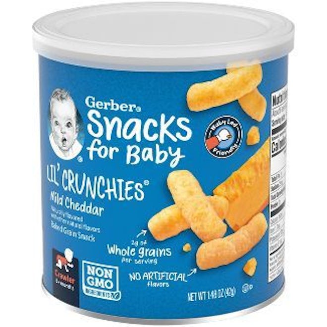 These baby Cheetos are the perfect crunchy consistency while still being safe and melts in their mou...