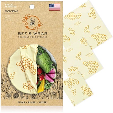 Bee's Wrap Reusable Beeswax Food Wraps (3-Piece)