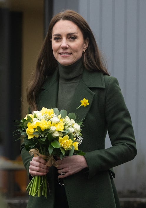 Kate Middleton at the Blaenavon Heritage Centre in Blaenavon, Wales earlier this month.