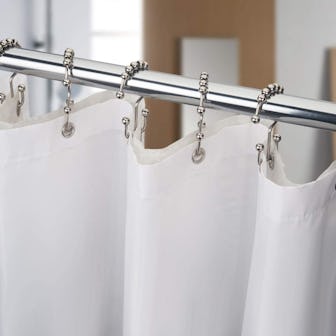 Amazer Shower Rolling Shower Curtain Rings (12-Pack)