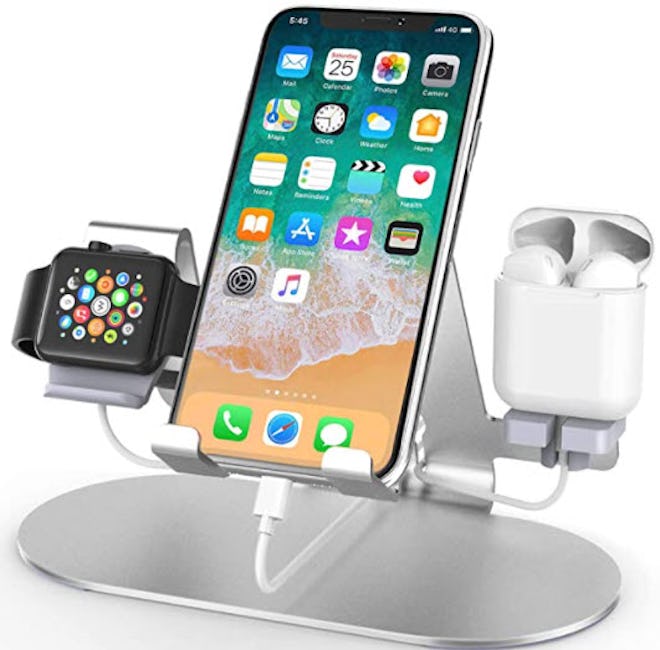 3-In-1 Aluminum Charging Station for Apple Watch
