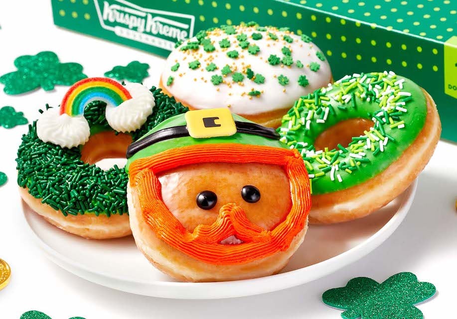 Krispy Kreme’s New St. Patrick’s Day Doughnuts Are So ‘GramWorthy