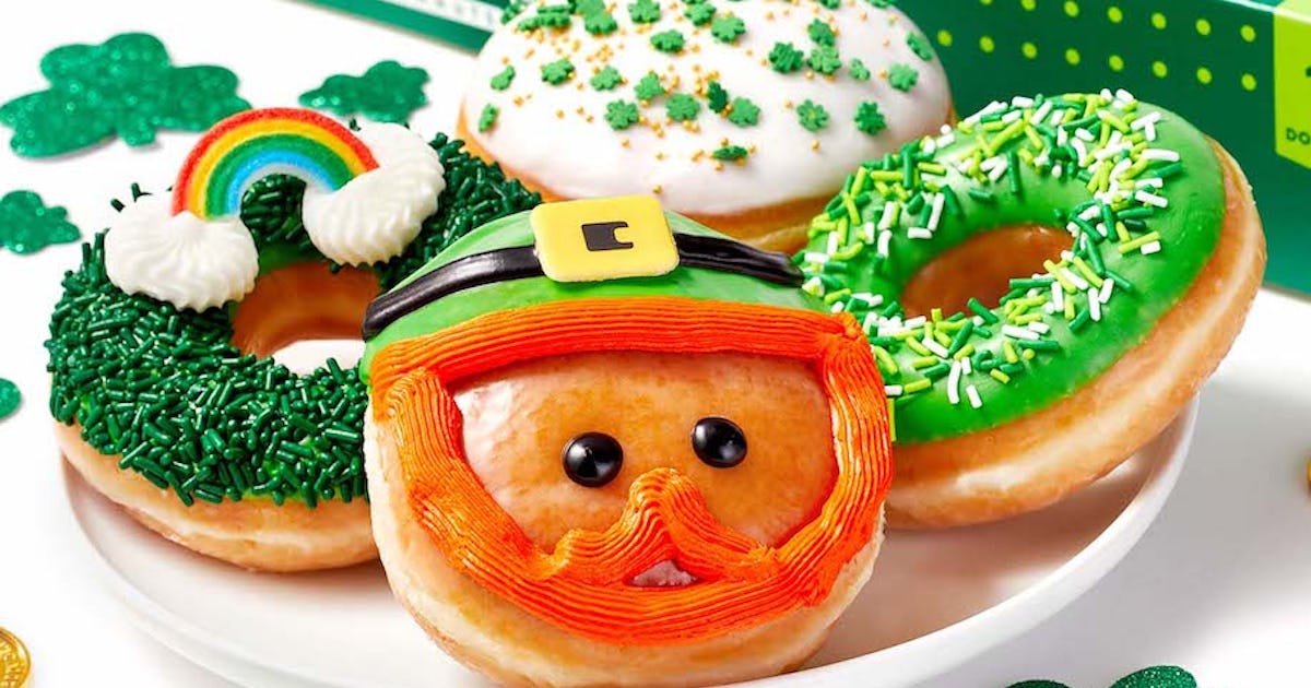 Krispy Kreme’s New St. Patrick’s Day Doughnuts Are So ‘Gram-Worthy