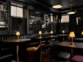 The third floor of Pebble Bar, Pete Davidson's new New York City bar, is a dining space and a 'SNL' ...