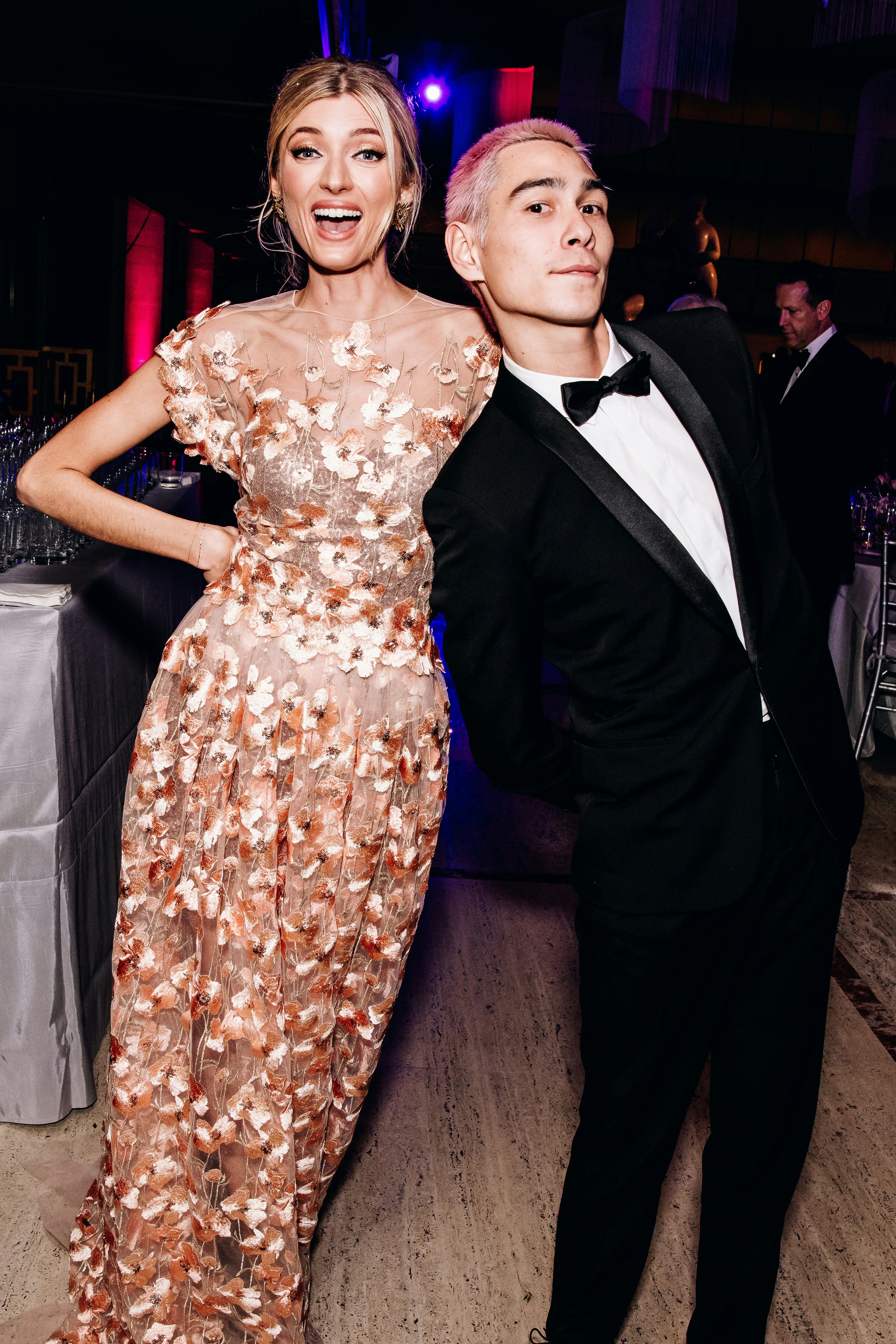 Sophie Sumner and Evan Mock celebrate the School of American Ballet’s 2022 Winter Ball at the David ...