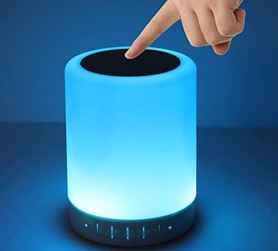 A nightlight bluetooth speaker is a great tween Easter basket idea. 