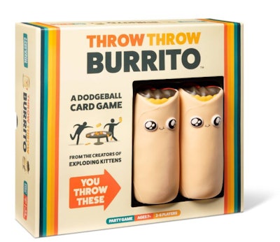 Throw Throw Burrito is a fun game to add to your tween's Easter basket. 