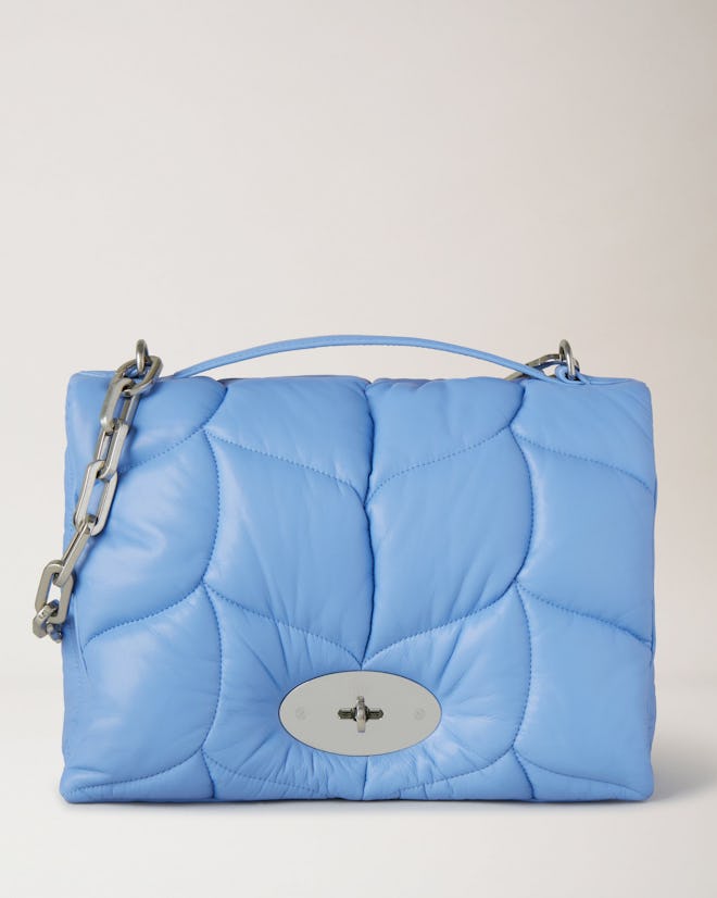 Mulberry Softie Cornflower Blue Pillow Effect Nappa Leather
