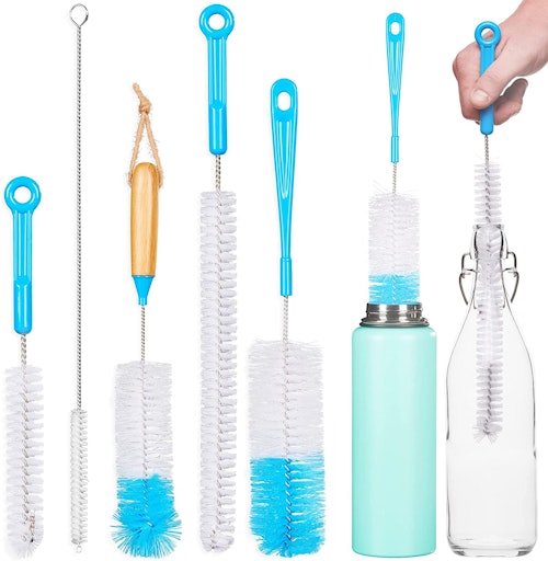 Turbo Microfiber Bottle Brush Cleaner Pack (Set of 5)