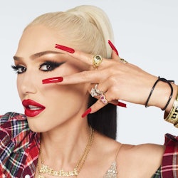 Gwen Stefani on GXVE, her makeup essentials, and ’90s beauty trends.