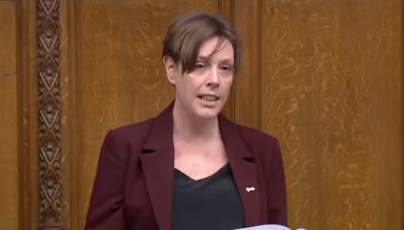 Jess Phillips speaking in parliament, March 2022
