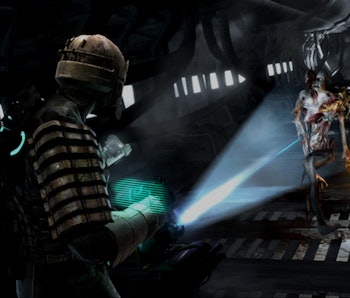 A screenshot from the original Dead Space 