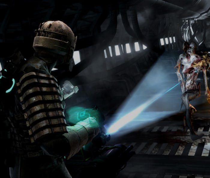 A screenshot from the original Dead Space
