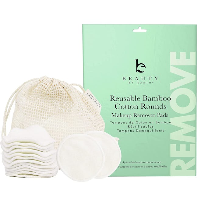 Beauty By Earth Reusable Cotton Rounds (14 Pack)