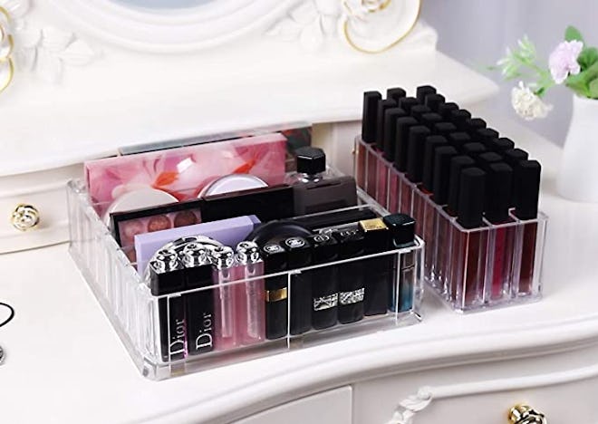 FAJ Acrylic Makeup Palette Organizer