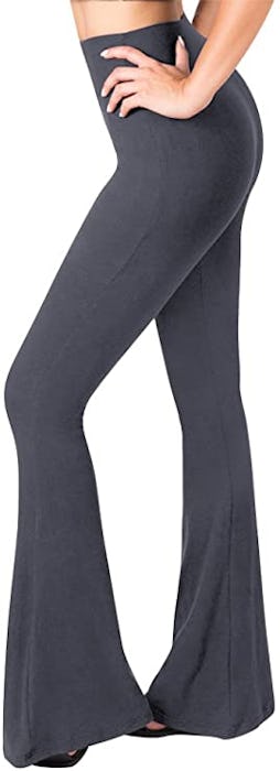 SATINA High Waist Flare Leggings