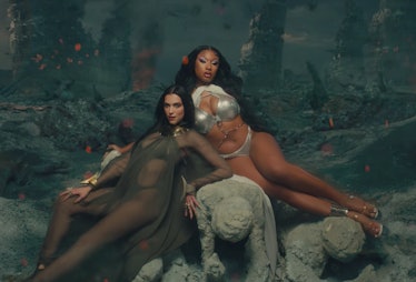 Dua Lipa and Megan Thee Stallion in the Sweetest Pie video
