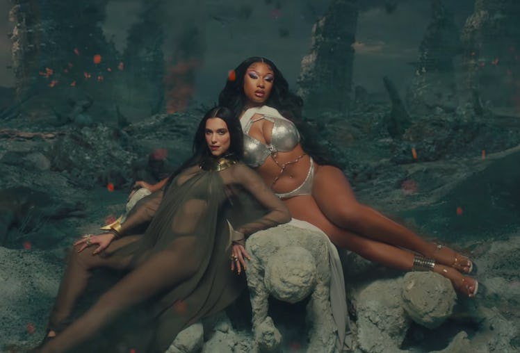 Dua Lipa and Megan Thee Stallion in the Sweetest Pie video