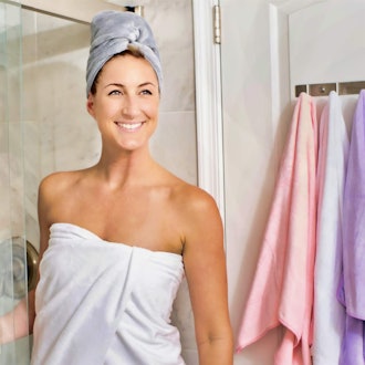 Luxe Beauty Essentials Microfiber Hair Towel Wrap