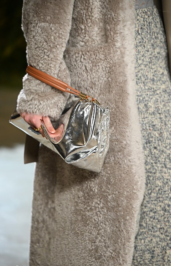 metallic handbag trend on ulla johnson runway