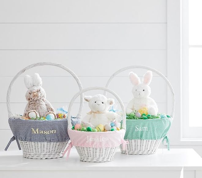 Make lasting memories of baby's first Easter with these special monogramed Easter Baskets.
