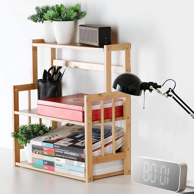 HYNAWIN Bamboo Storage Shelves