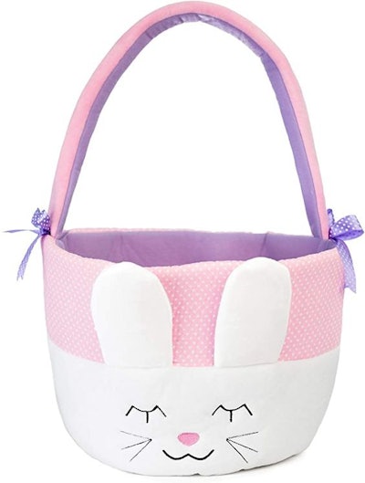 This plush Easter basket is perfect for egg hunts.