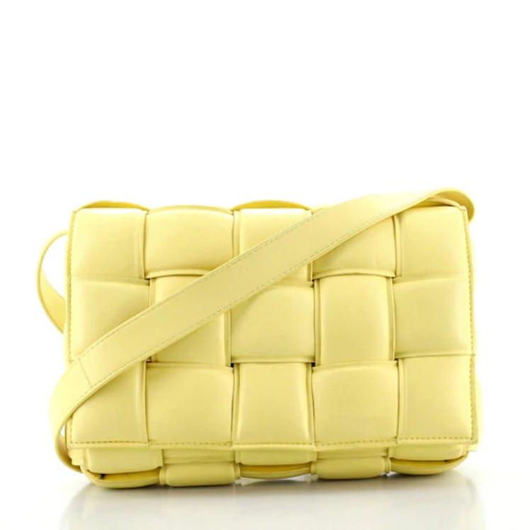 Bottega Veneta Yellow Cassette Crossbody Bag