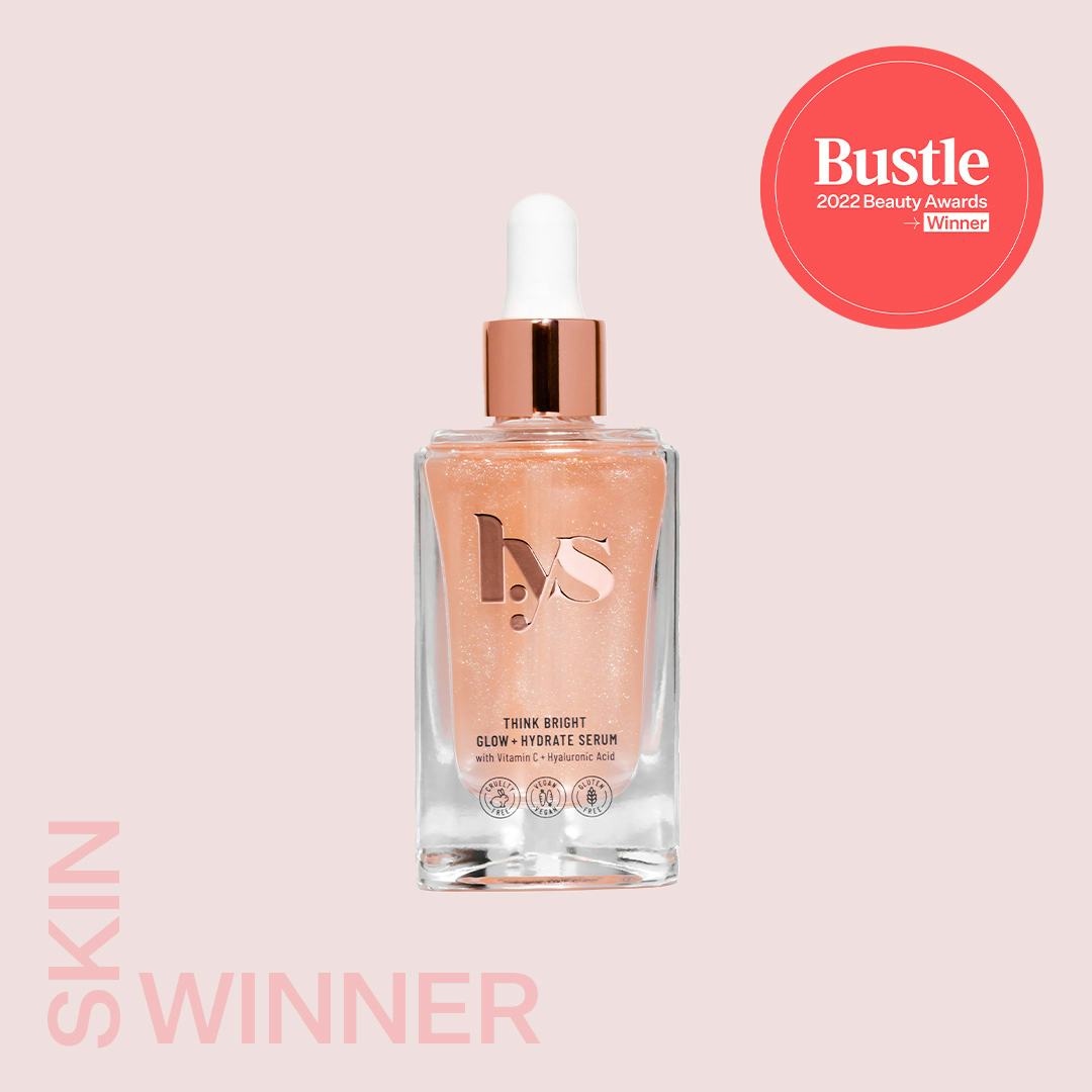Think Bright Glow + Hydrate Serum, voted best vitamin c serum