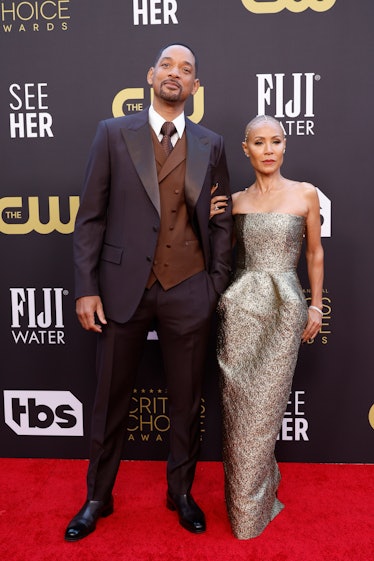Will Smith and Jada Pinkett Smith at the Critics Choice Awards 2022
