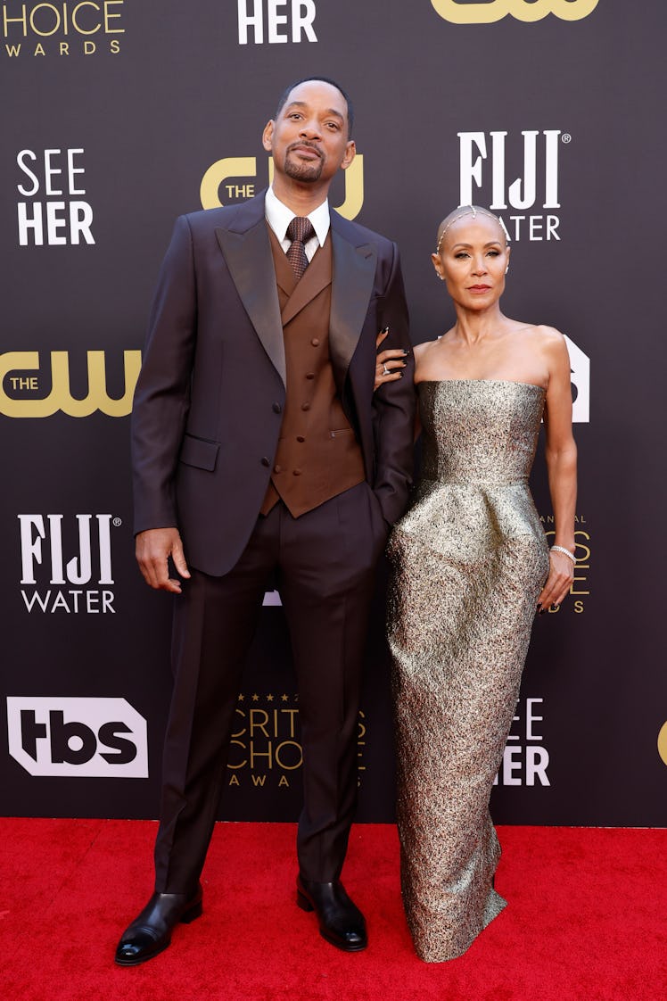 Will Smith and Jada Pinkett Smith at the Critics Choice Awards 2022