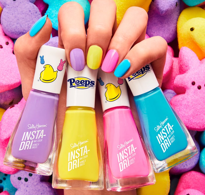 Here's where to buy the Sally Hansen x Peeps nail polish colors for spring.